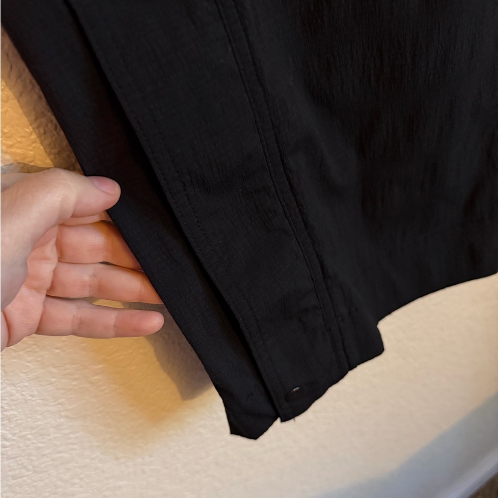 Athleta Trekkie High Rise Parachute Pants 14P Black - Picture 5 of 13